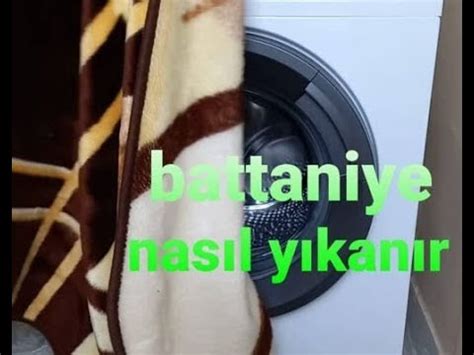 Battaniye makinada nasıl yıkanır